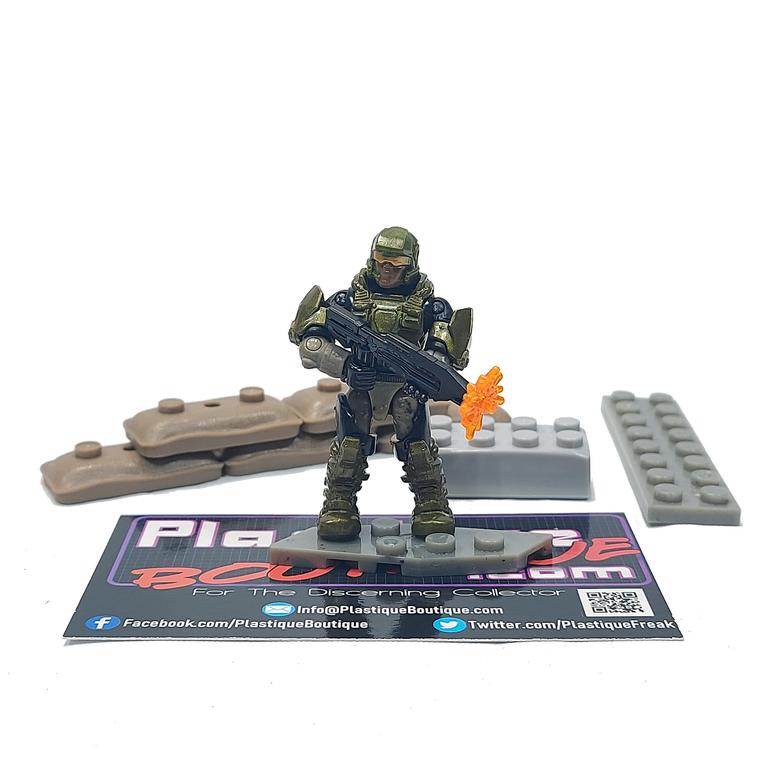  Mega Construx Halo Master Chief Infinite Series 13 Mini Figure  : Toys & Games