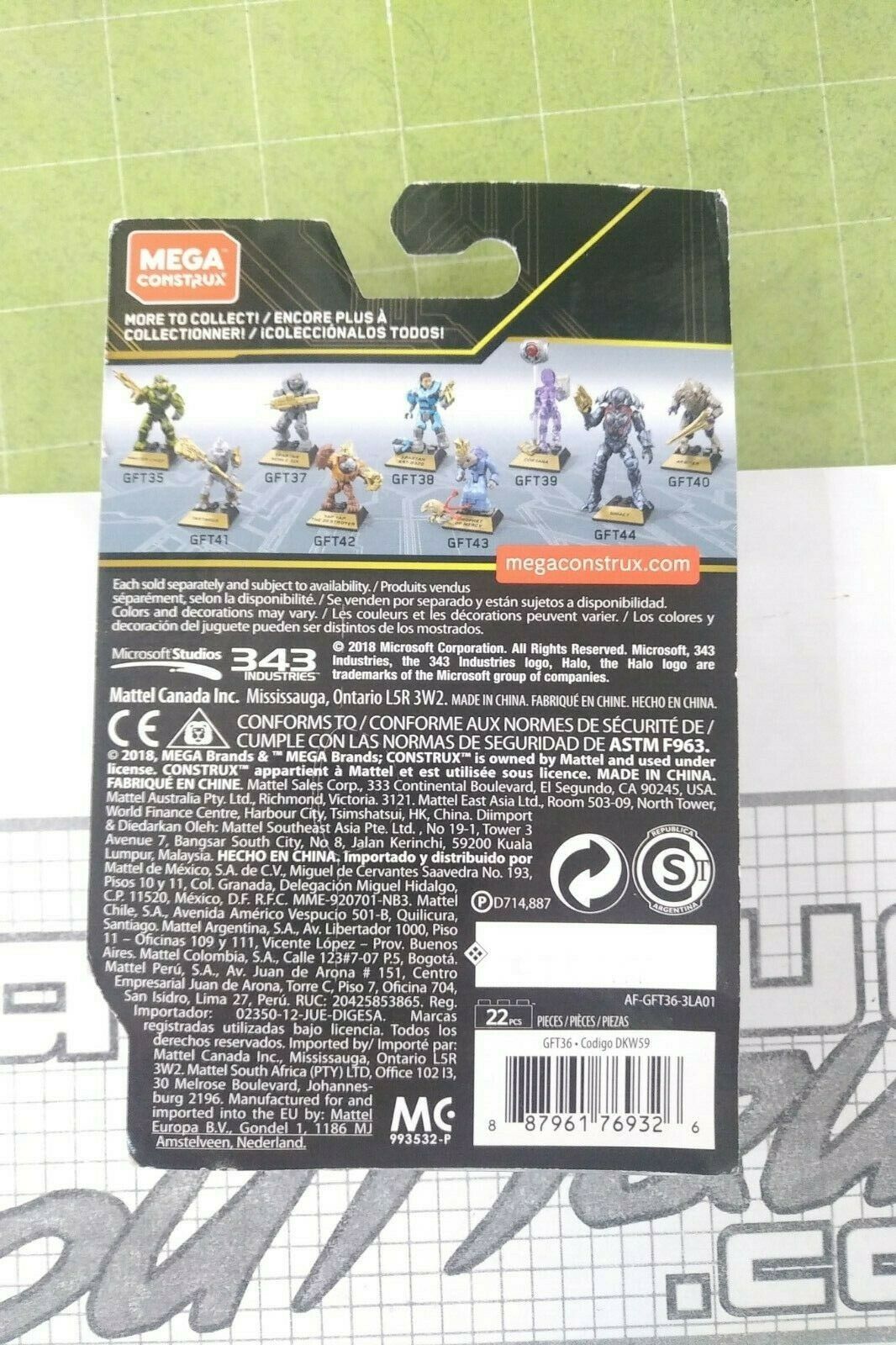 Mega Construx Halo Series 10: The Rookie GTF36 *Sealed* – The Plastique ...