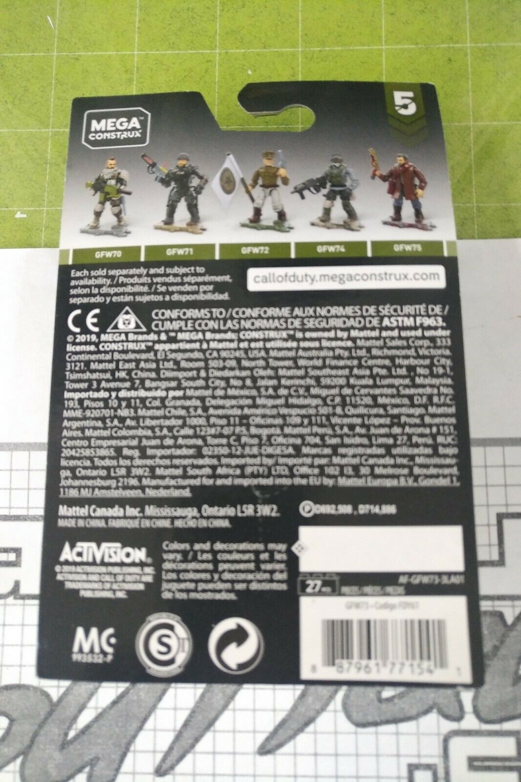 mega construx shadow company soldier