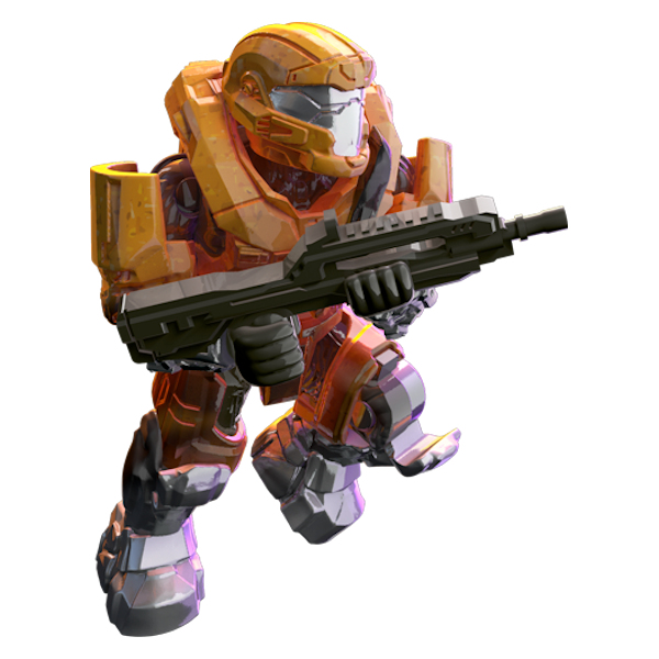 Halo 2 (Serie 6) - Tan Spartan (orange strip)