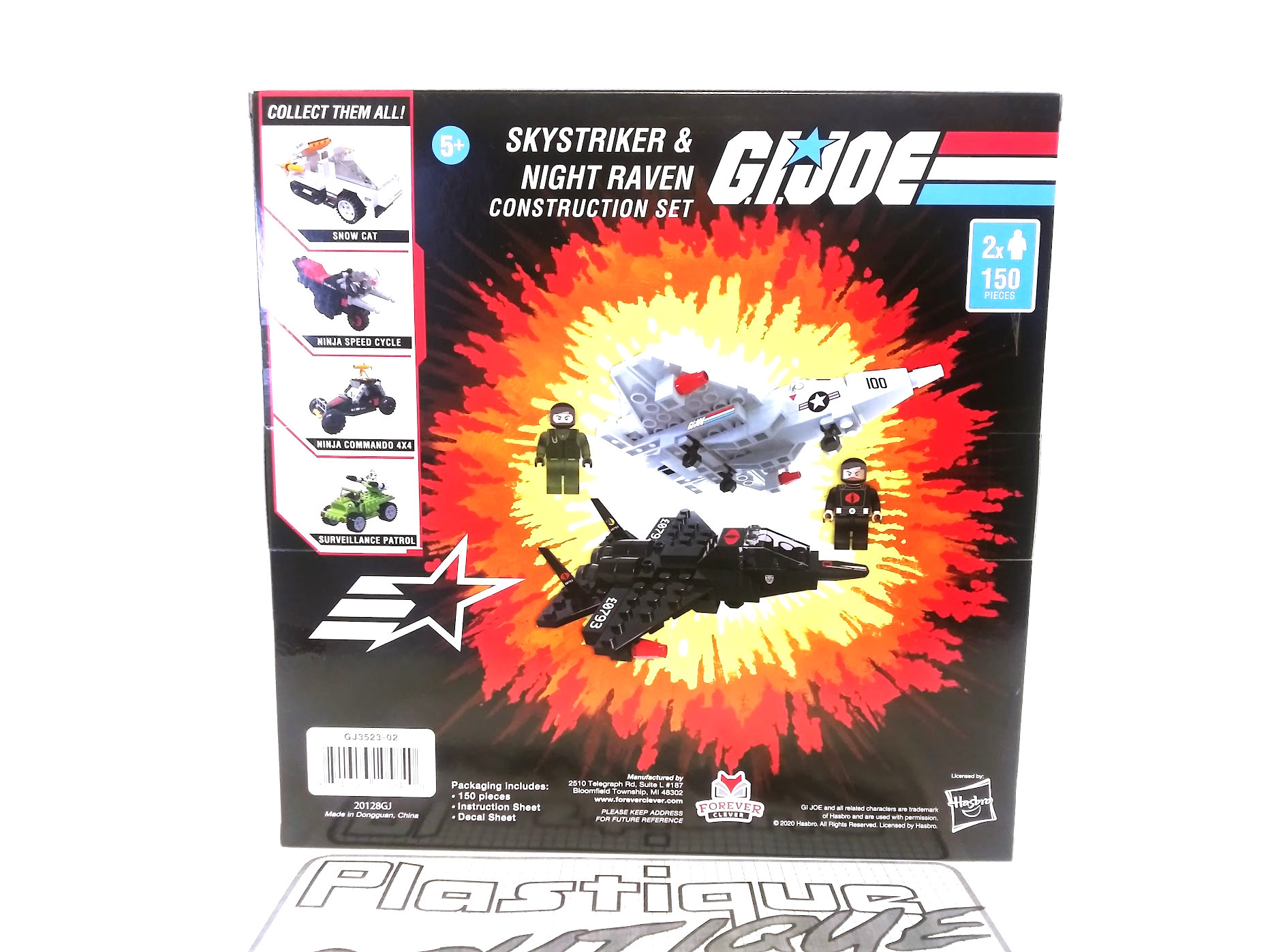 Forever Clever G.I. Joe: Skystriker & Night Raven Construction Set ...