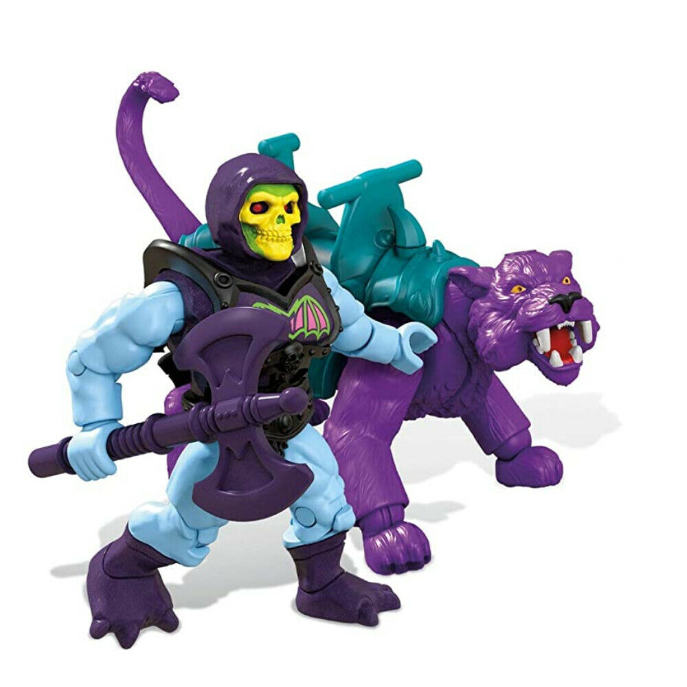 Mega Construx Masters Of The Universe: Battle Armor Skeletor & Panthor  (Point Dread) *Open/Complete*