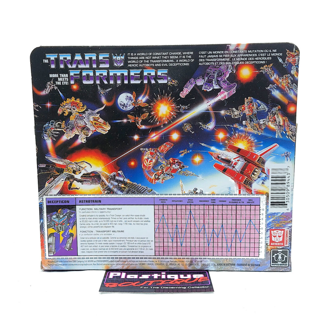 Transformers Generation 1 Reissue: Astrotrain (Wal-Mart Exclusive)