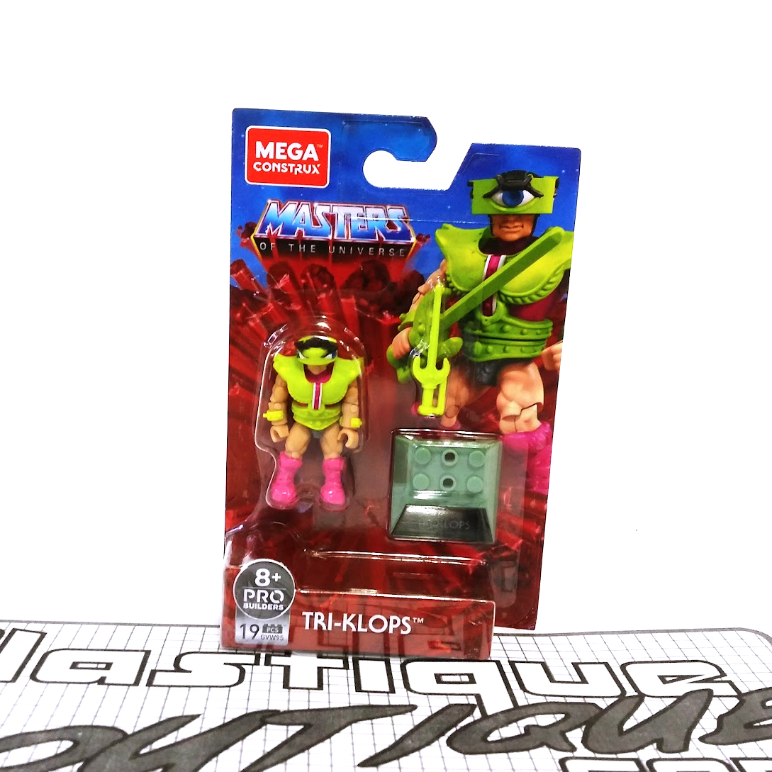 LOTTO 2 PZ TRI-KLOPS Mega Construx Masters Of The Universe &ndash; Usato, 1.75 Pollici