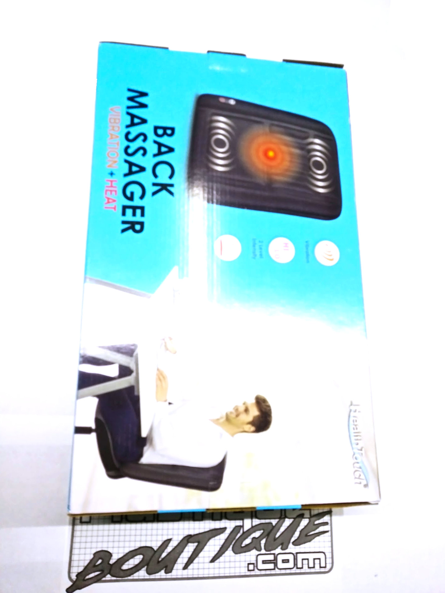 Health Touch Back Massager With Soothing Heat and Vibration 2