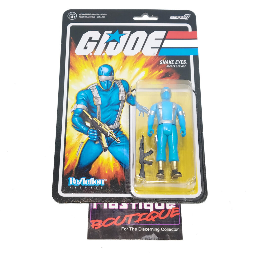 Super7 G.I. Joe: ReAction "Secret Service" Snake Eyes