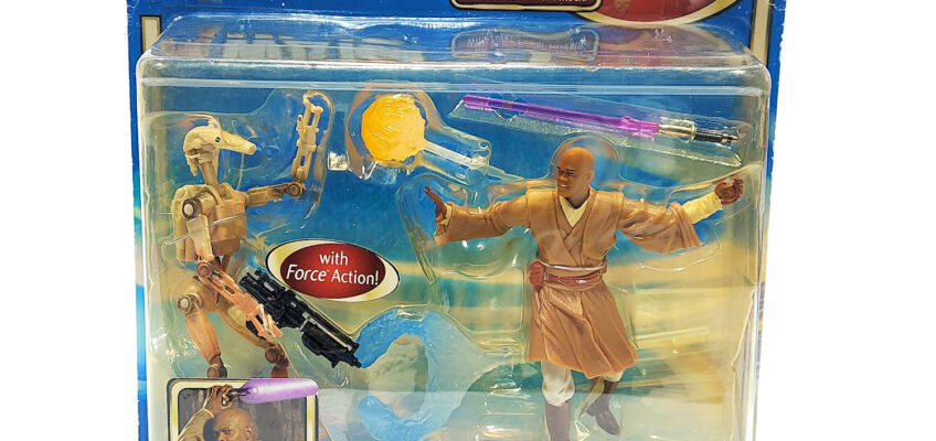 Star Wars Attack Of The Clones: Mace Windu & Blast Apart Battle Droid