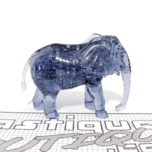 3D Crystal Puzzle: Elephant