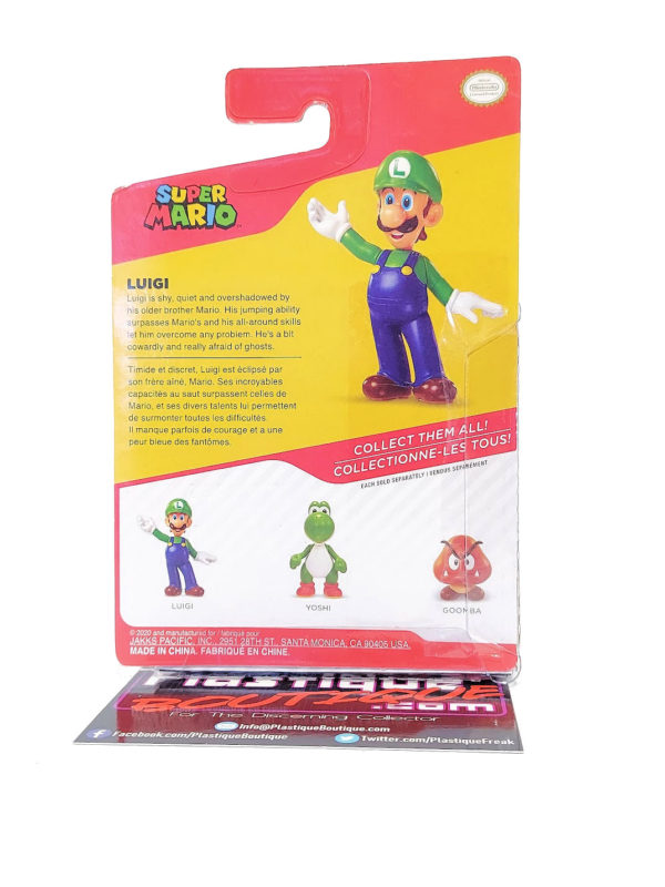 JAKKS Pacific Super Mario Brothers: Luigi (Waving)