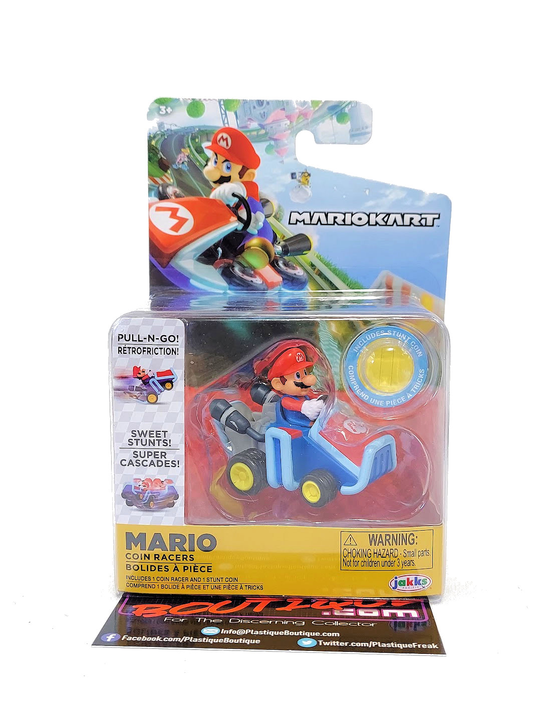 Raccoon Mario w/ Super Leaf 4-inch Articulated Figure - JAKKS Pacific, Inc.