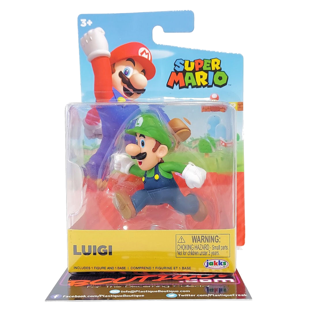 JAKKS Pacific Super Mario Brothers: Luigi (Running) *Sealed*