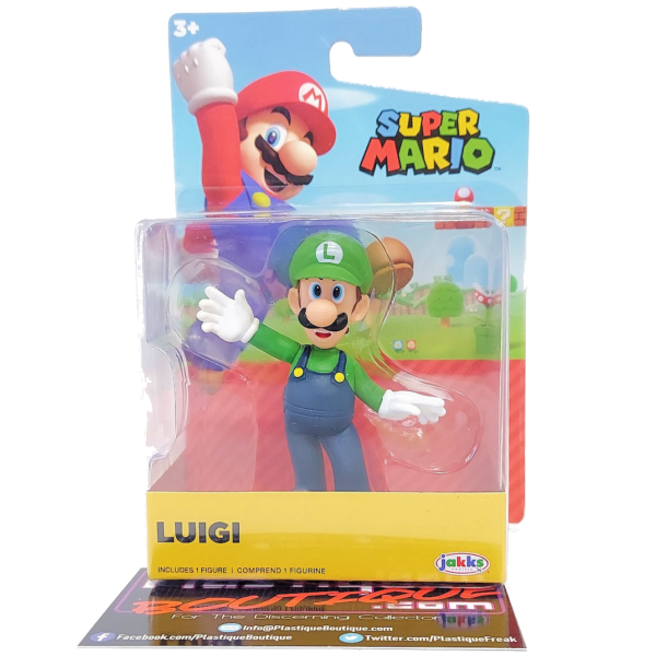 JAKKS Pacific Super Mario Brothers: Luigi (Waving)