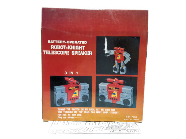 Veriform Transisrobot: Robot-Knight (Transformers G1 Blaster Knock Off)