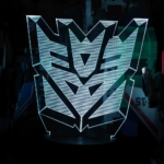 LED 3D Acrylic Sign: Transformers G1 Decepticon Logo