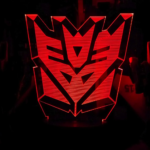 LED 3D Acrylic Sign: Transformers G1 Decepticon Logo