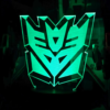 LED 3D Acrylic Sign: Transformers G1 Decepticon Logo