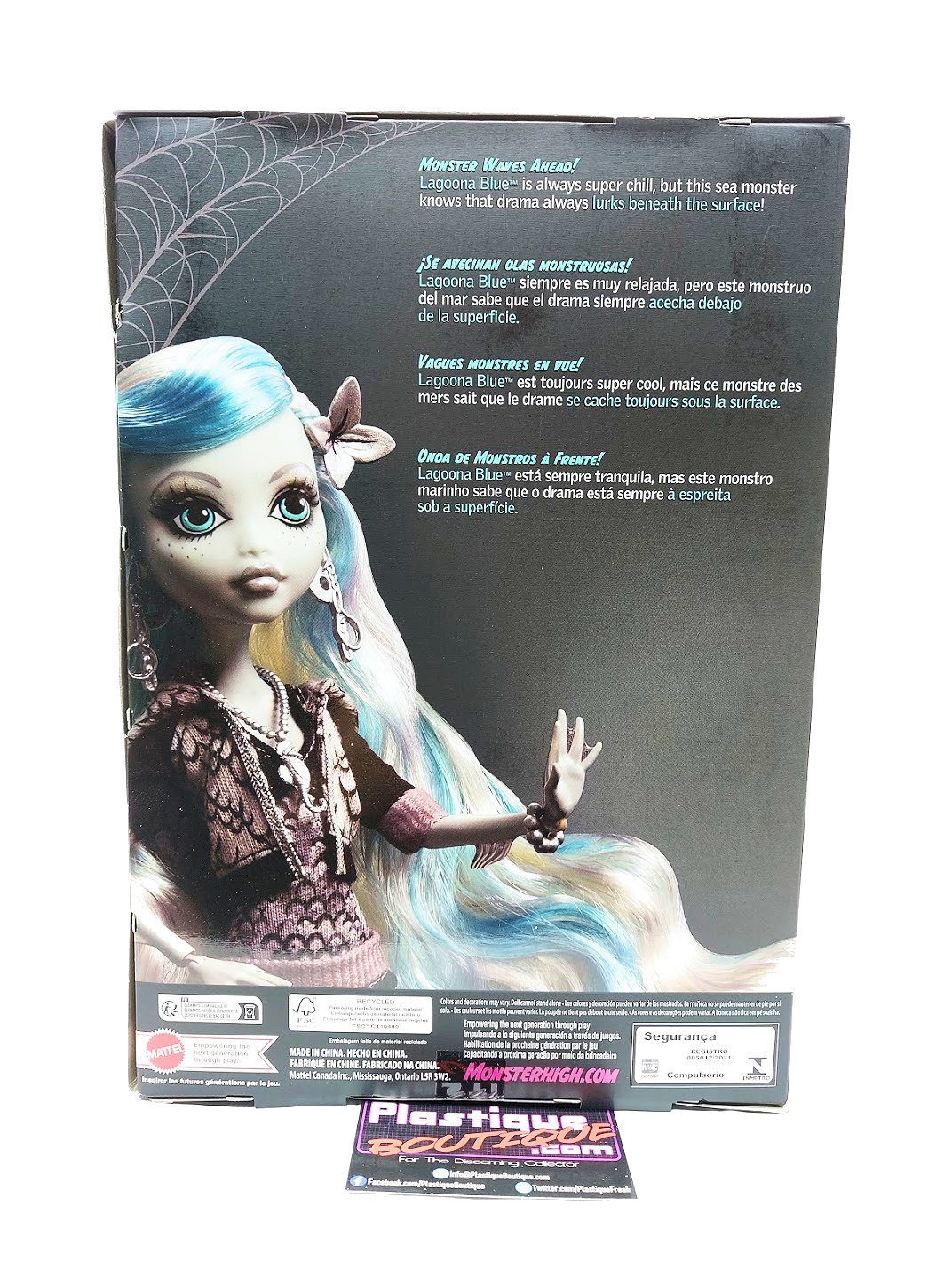 Boneca Monster High Frankie Stein Reel Drama 2022 mattel em