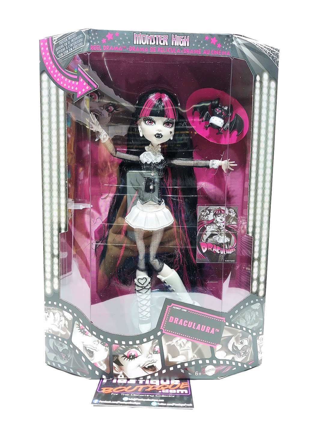 Monster High Reel Drama Draculaura - Brand New - Fast Shipping