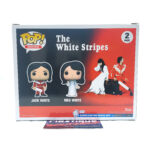 Funko Pop Rocks: The White Stripes Jack & Meg White 2 Pack. Figures come complete in an unopened box. The boxes may show some signs of wear due to age/storage, however will still display fine if you choose to keep them sealed.