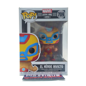Funko Pop Marvel Lucha Libre: El Heroe Invicto/Iron Man #709