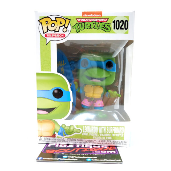 Funko Pop Television: Teenage Mutant Ninja Turtles Leonardo With Surfboard (SDCC Exclusive)