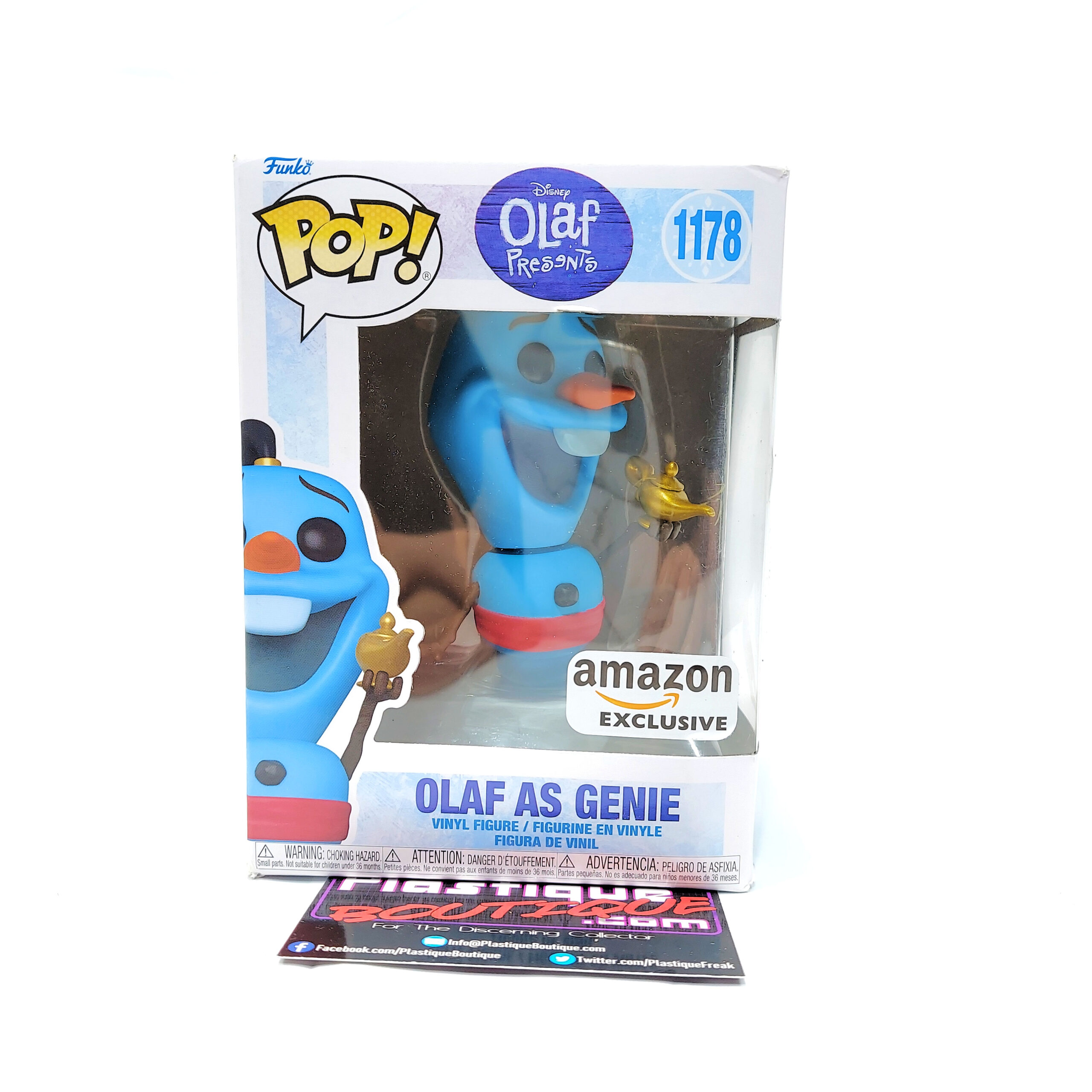 Funko Pop Disney: Olaf As Genie #1178 ( Exclusive) *Unopened* – The  Plastique Boutique