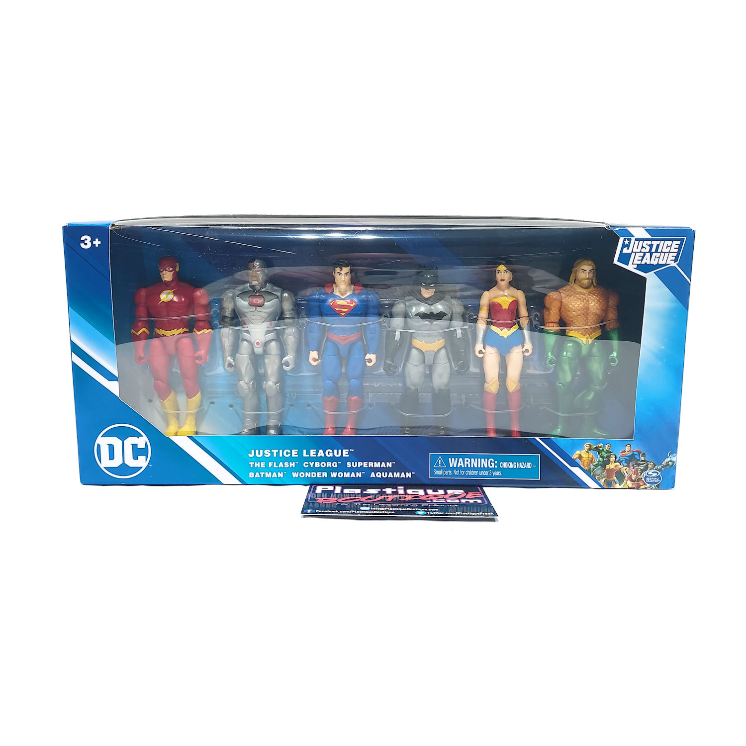DC Justice League: The Flash/Cyborg/Superman/Batman/Wonder Woman/Aquaman 6  Pack *Sealed* – The Plastique Boutique