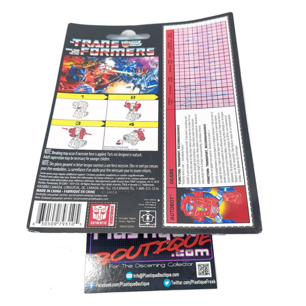 Transformers Generation 1 Reissue: Gears (Walmart Exclusive)