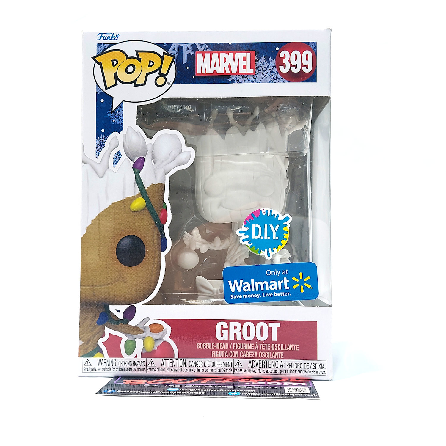Funko Pop Marvel: D.I.Y. Groot #399 (Walmart Exclusive) *Unopened