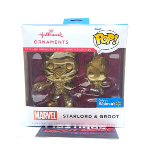 Hallmark/Funko Pop Ornament: Marvel Starlord & Groot Chase (Walmart Exclusive)