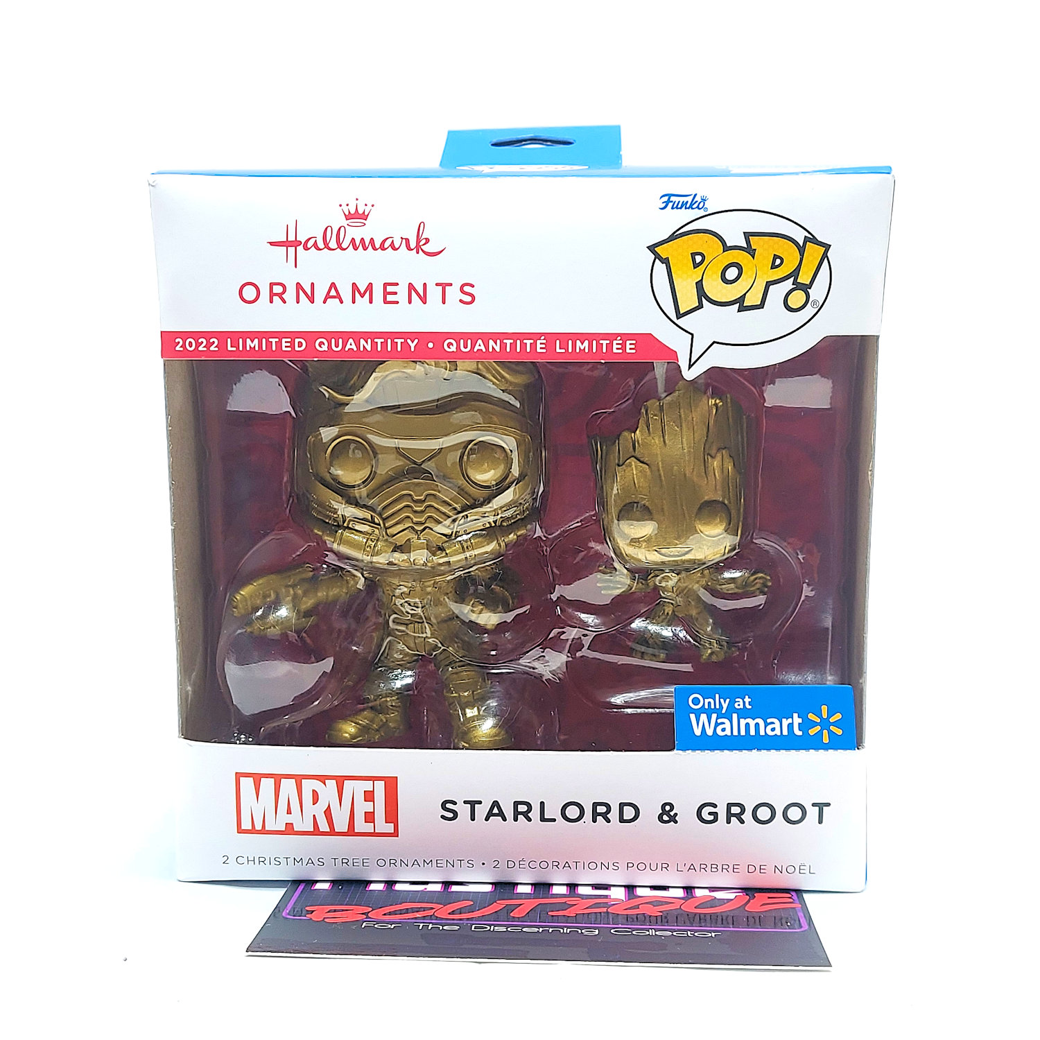 Hallmark 2022 Funko Pop Starlord and Groot Marvel Christmas Ornament C – I  Love Characters
