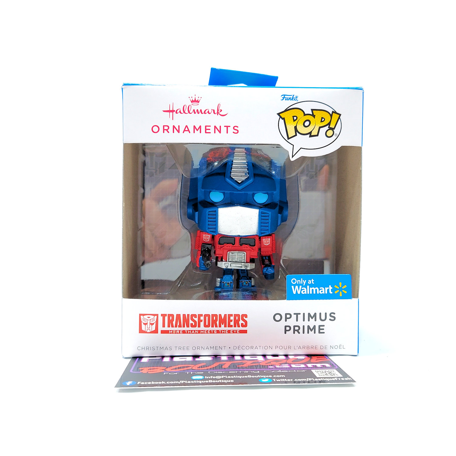 Hallmark/Funko Pop Ornament Transformers Optimus Prime (Walmart