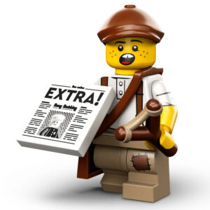 Lego Collectable Minifigure Series 24: Newspaper Kid/Paperboy 71037