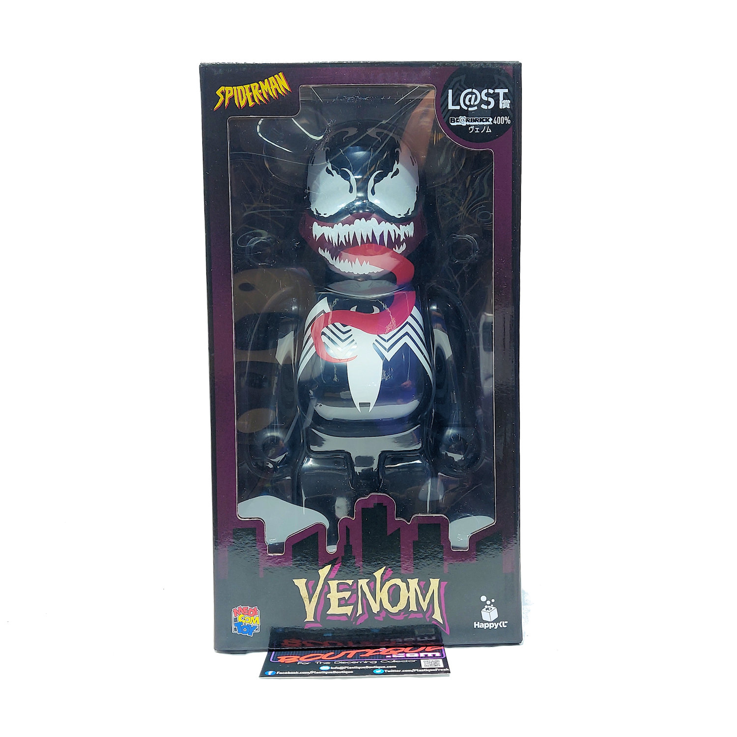 Be@rbrick Happy Kuji Spider-Man: Venom 400% (L@st Prize)