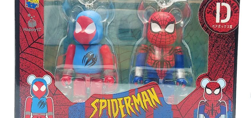 Be@rbrick Happy Kuji Spider-Man: Scarlet Spider & Spider Girl 2 Pack (Prize D)