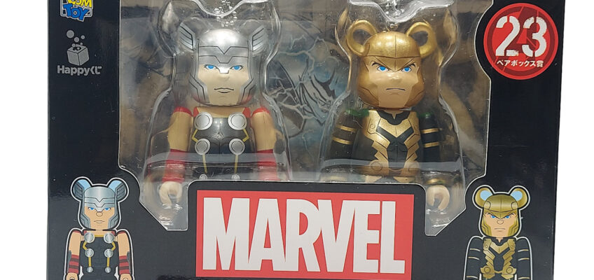 Be@rbrick Happy Happy Kuji Marvel Avengers: Thor & Loki 2-Pack #23