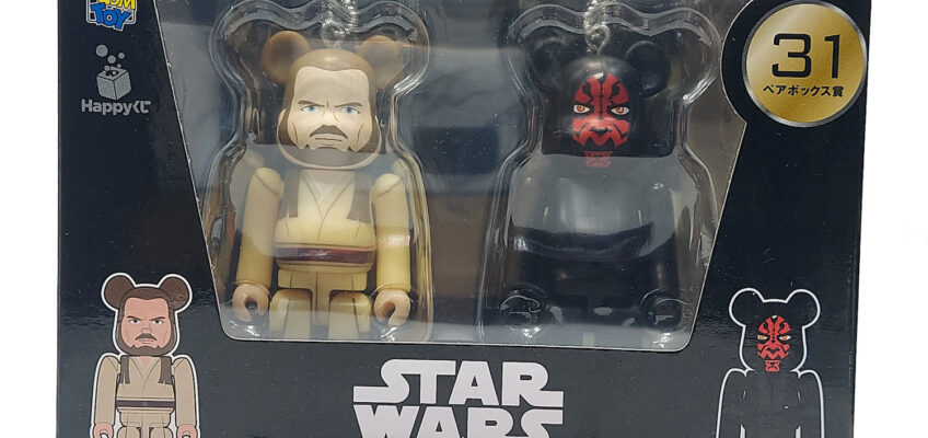 Be@rbrick Happy Kuji Star Wars: Qui-Gon Jinn & Darth Maul #31 2-Pack