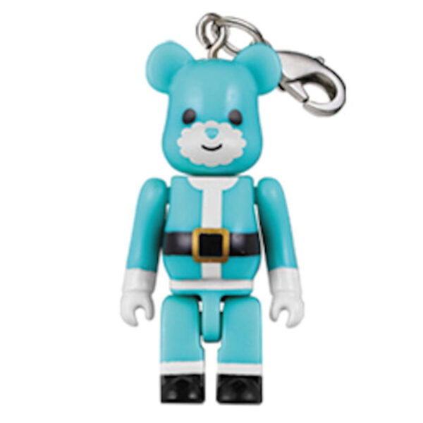 Be@rbrick Merry Green Christmas 2009: Blue Santa