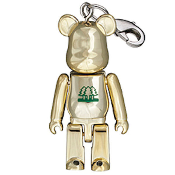 Be@rbrick Merry Green Christmas 2012: Gold Logo