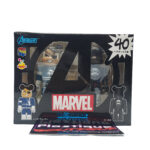 Be@rbrick Happy Kuji Marvel: Nick Fury & S.H.I.E.L.D. Logo 2-Pack #40