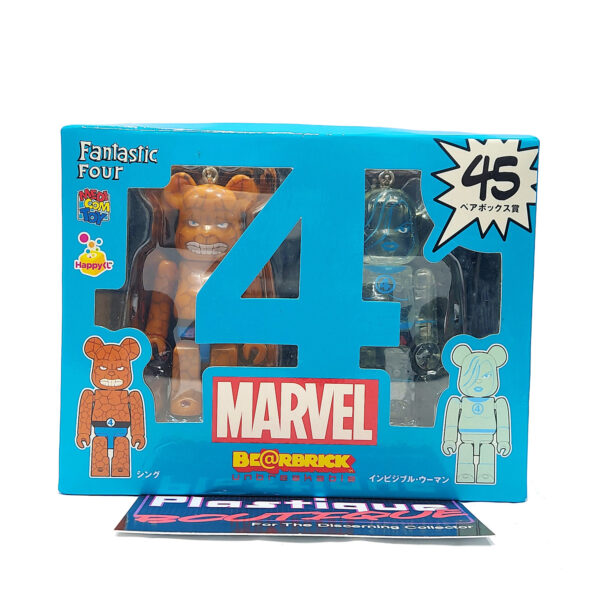 Be@rbrick Happy Kuji Marvel: Thing & Invisible Woman 2-Pack #45