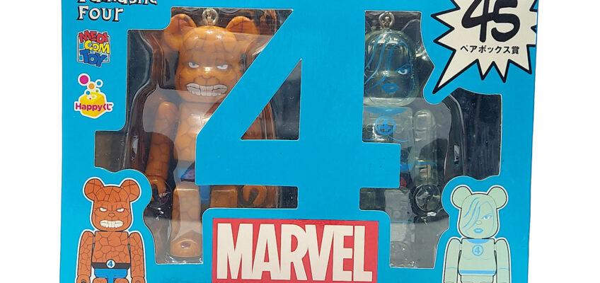 Be@rbrick Happy Kuji Marvel: Thing & Invisible Woman 2-Pack #45