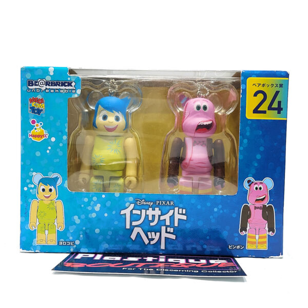 Be@rbrick Happy Kuji Disney Pixar: Joy & Bing Bong 2-Pack #24