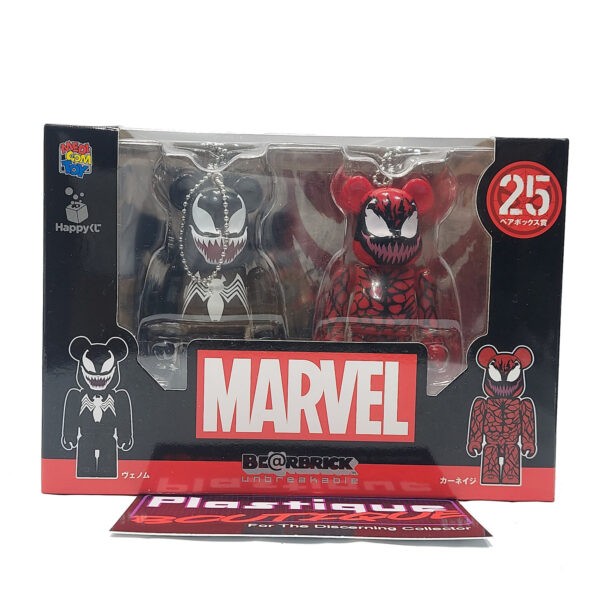 Be@rbrick Happy Happy Kuji Marvel Avengers: Venom & Carnage 2-Pack #25