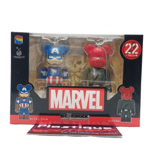 Be@rbrick Happy Happy Kuji Marvel Avengers: Captain America & Red Skull 2-Pack #22