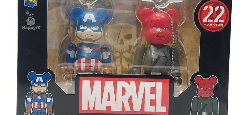 Be@rbrick Happy Happy Kuji Marvel Avengers: Captain America & Red Skull 2-Pack #22