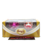 Be@rbrick Happy Kuji Disney Christmas Party: Daisy Duck & Disney Logo 2-Pack (Prize D)