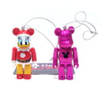 Be@rbrick Happy Kuji Disney Christmas Party: Daisy Duck & Disney Logo 2-Pack (Prize D)