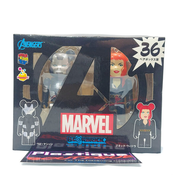 Be@rbrick Happy Kuji Marvel: War Machine & Black Widow 2-Pack #36