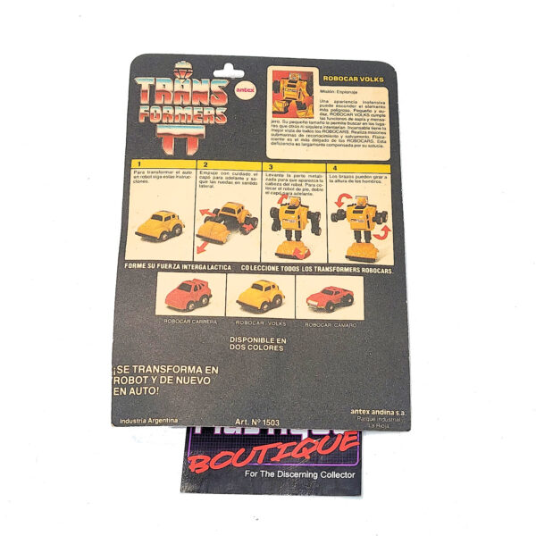 Transformers Antex Generation 1: Volks/Red Bumblebee (Argentina Exclusive)